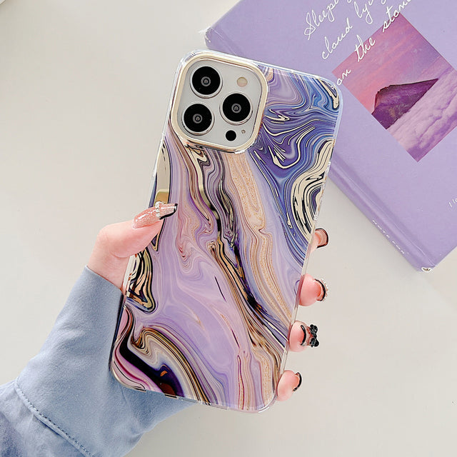 Ocean Flow Marble iPhone Case-Fonally-For iPhone 13 Pro Max-A-