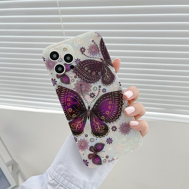 Pearly Butterfly Pavilion iPhone Case-Fonally-For iPhone 13 Pro Max-5-