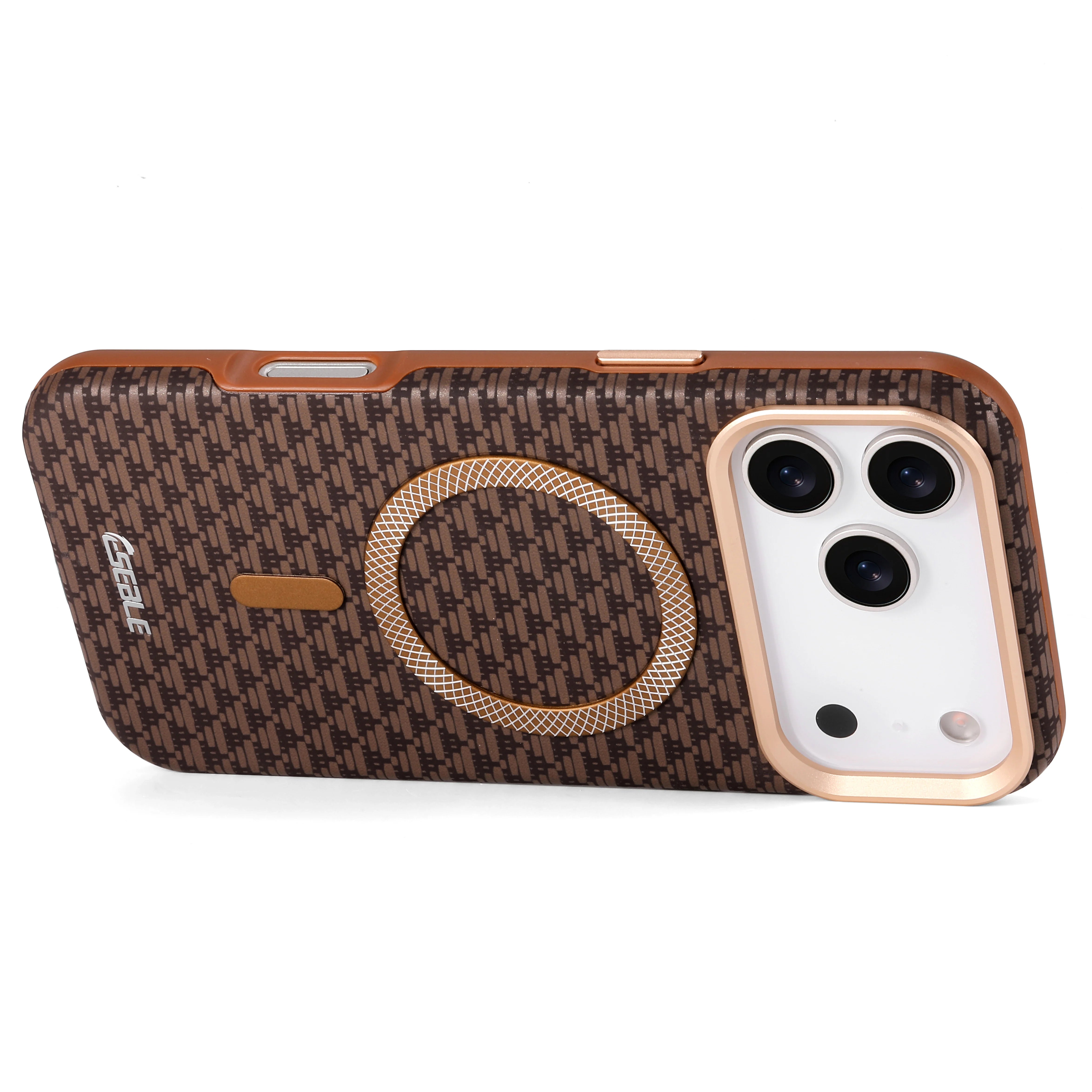 Premium Bitmap Leather Magnetic iPhone Case