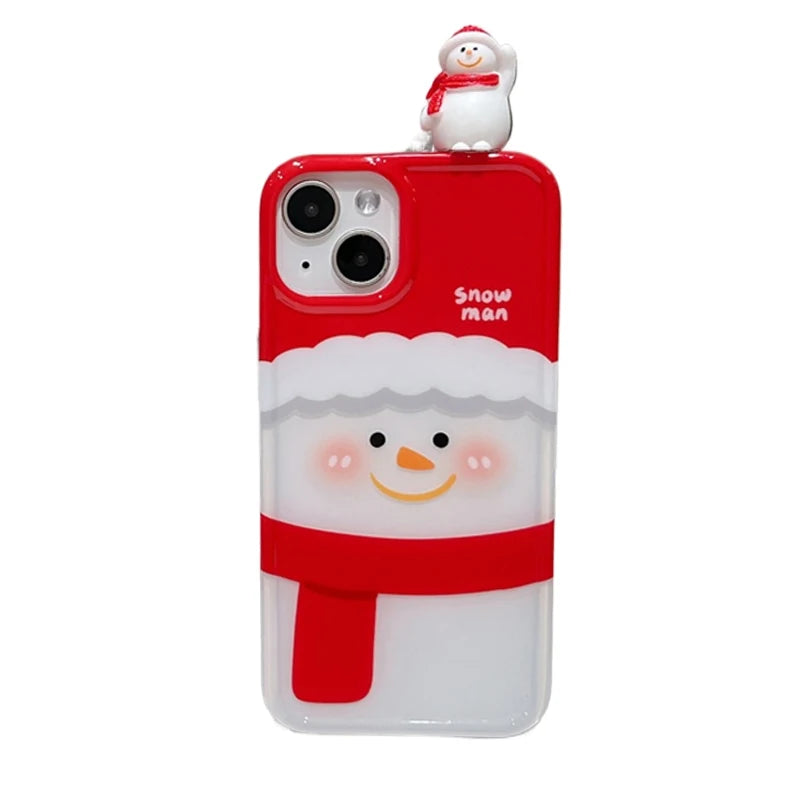 Christmas Snowman iPhone Case
