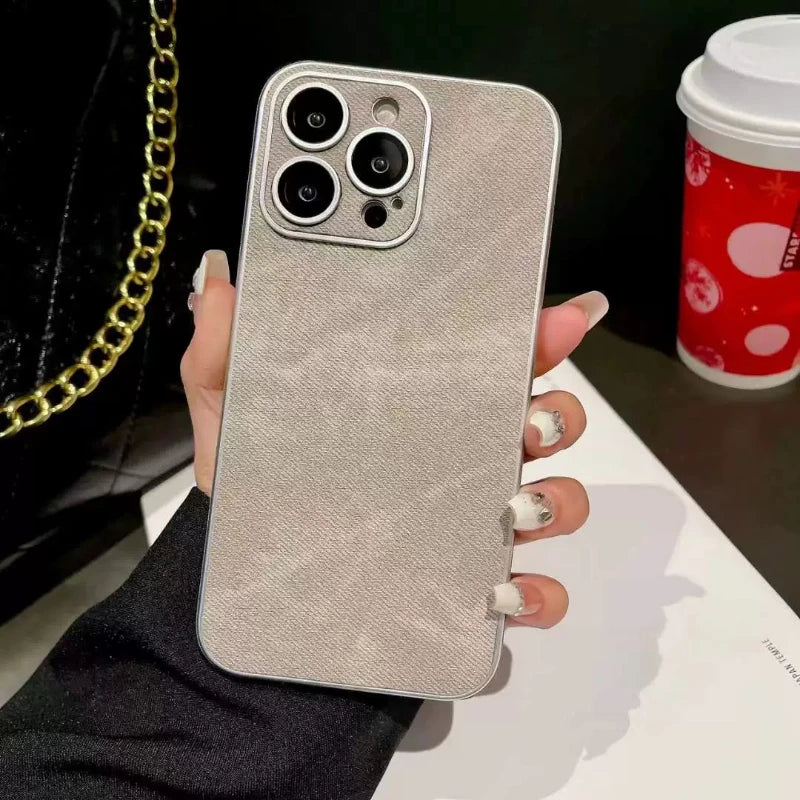 Matte Fabric iPhone Case