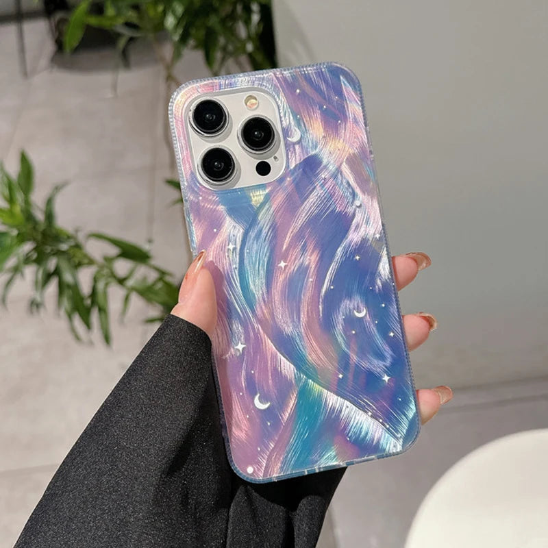 ChicCase Brushed Gradience Starry iPhone Case