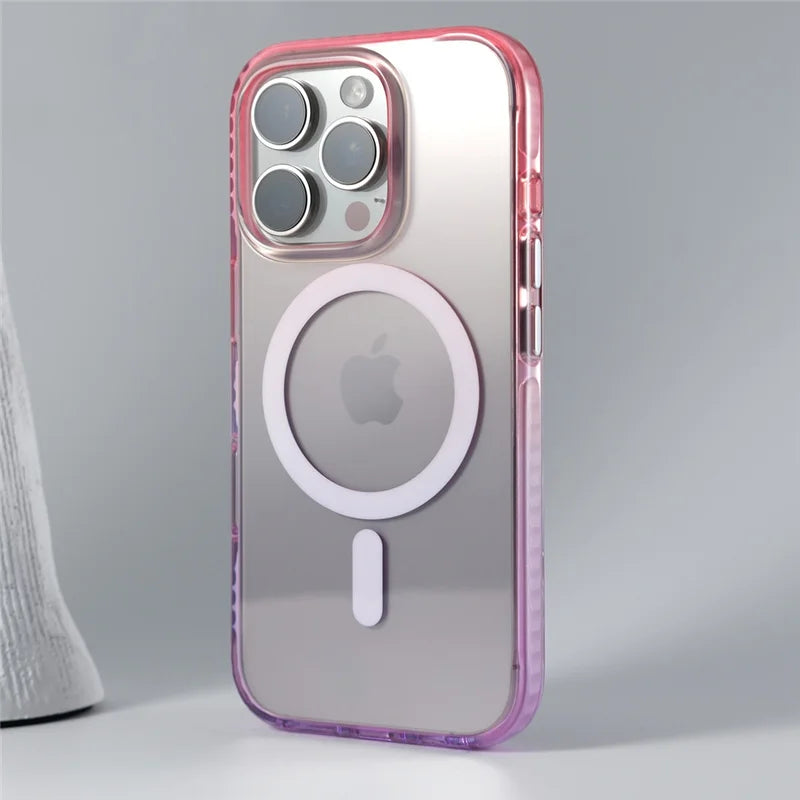 CornerCushion Gradient Clear iPhone Case