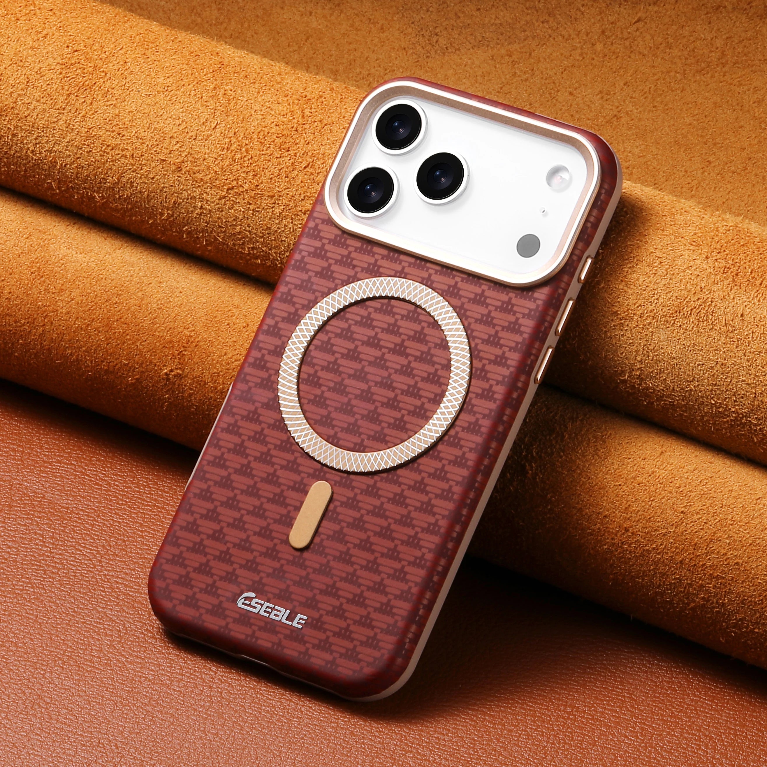Premium Bitmap Leather Magnetic iPhone Case