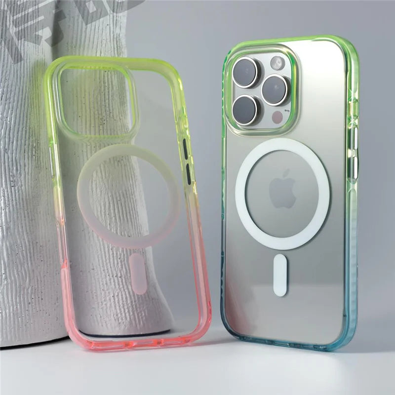 CornerCushion Gradient Clear iPhone Case