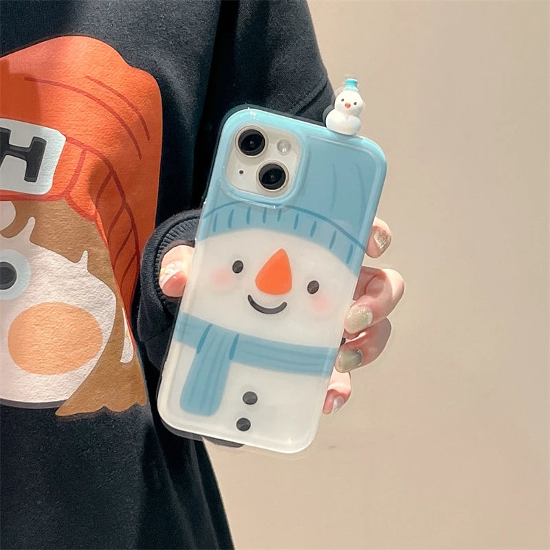 Christmas Snowman iPhone Case