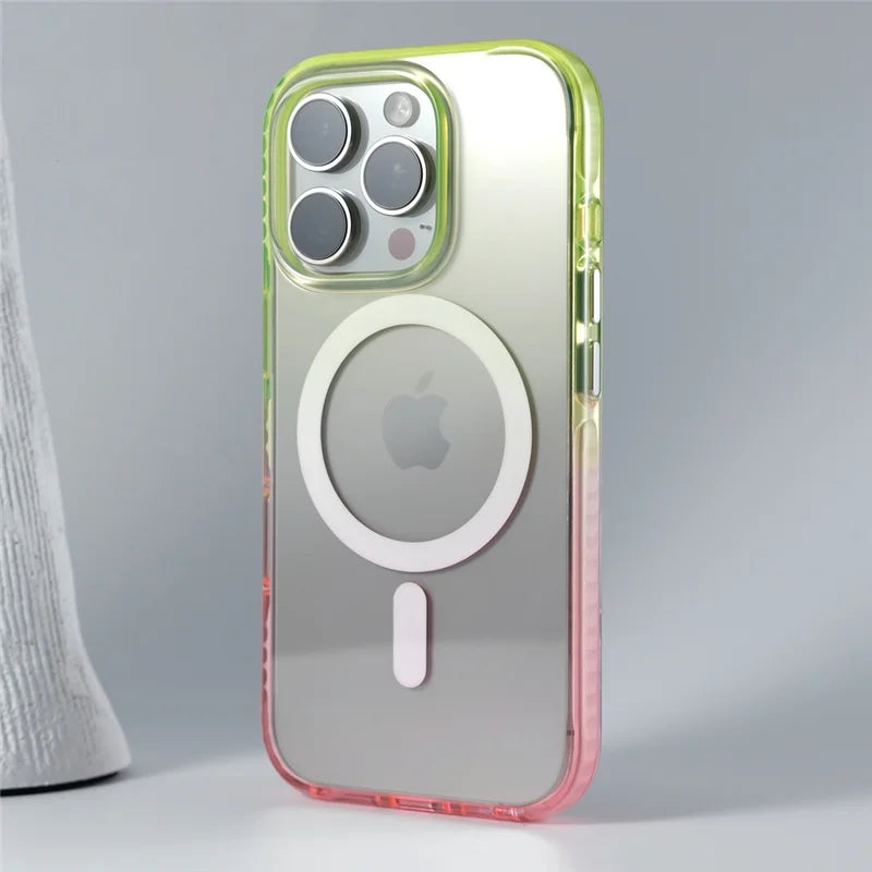 CornerCushion Gradient Clear iPhone Case