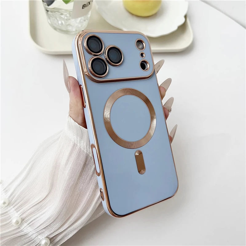 Plated Magsafe Compatible iPhone Case