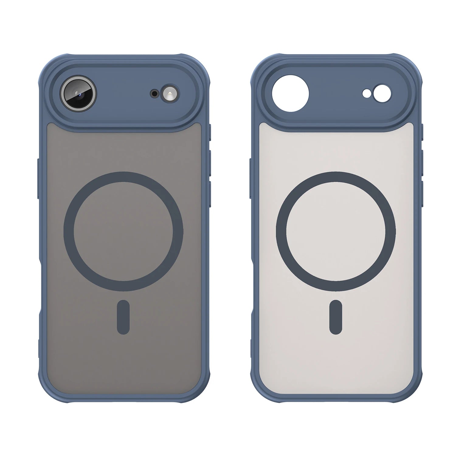 Shockproof Matte Silicone MagSafe Compatible iPhone Case