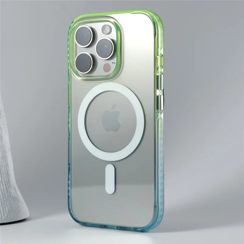 CornerCushion Gradient Clear iPhone Case