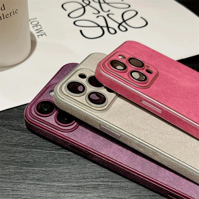 Matte Fabric iPhone Case