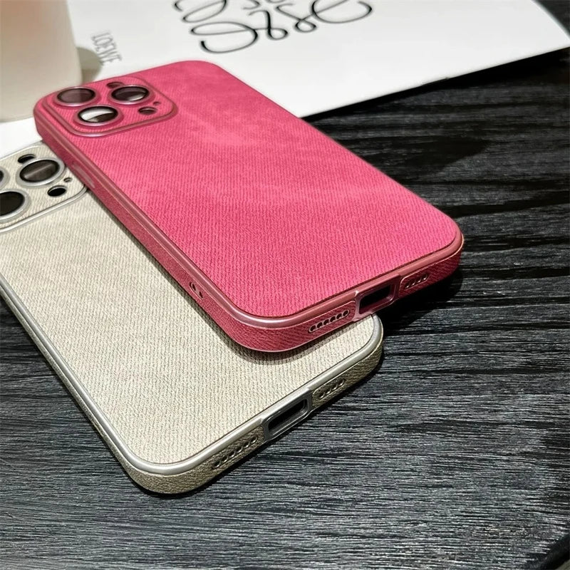Matte Fabric iPhone Case