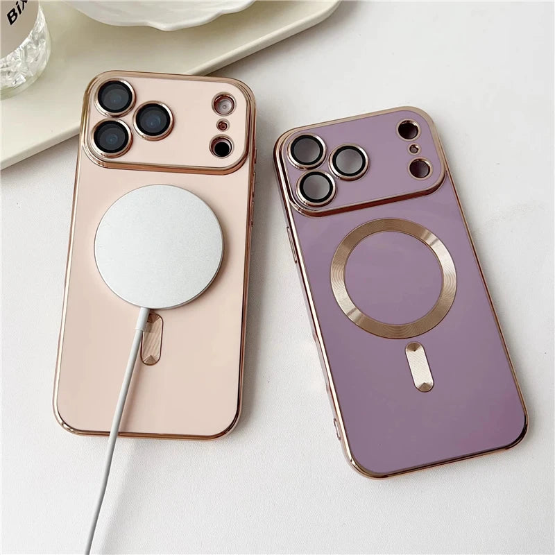 Plated Magsafe Compatible iPhone Case