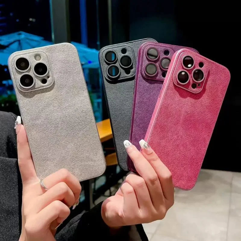 Matte Fabric iPhone Case