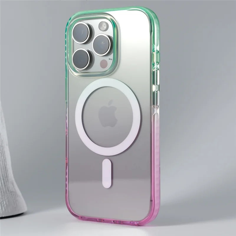 CornerCushion Gradient Clear iPhone Case