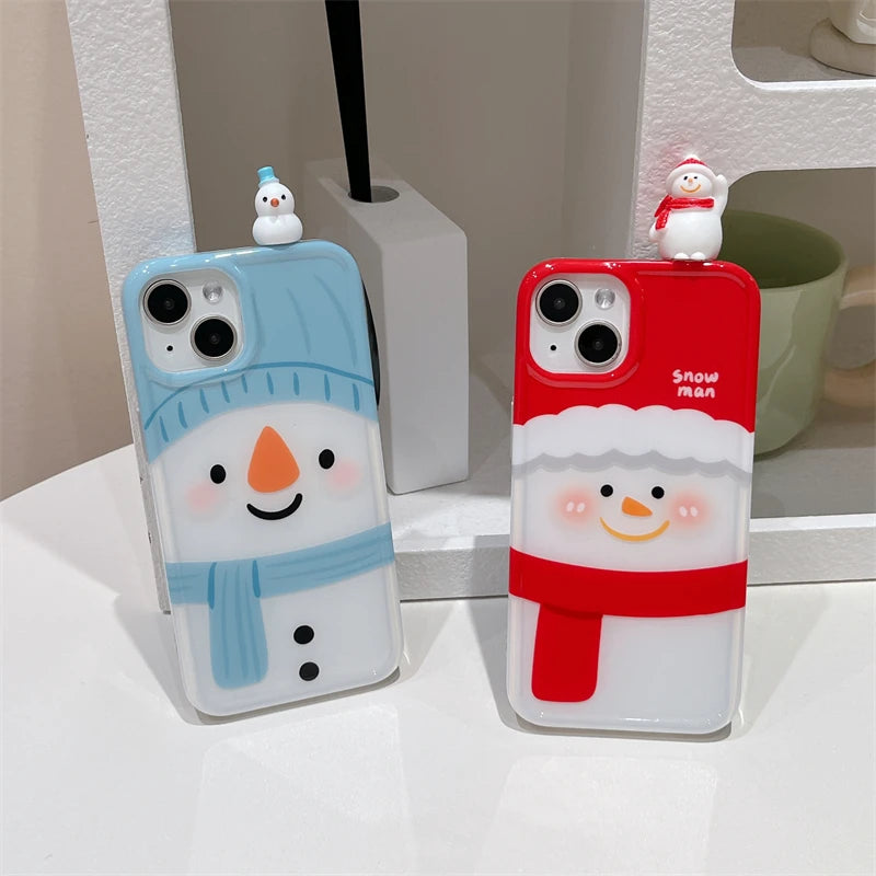 Christmas Snowman iPhone Case