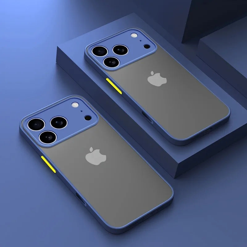 Shockproof Matte Silicone iPhone Case