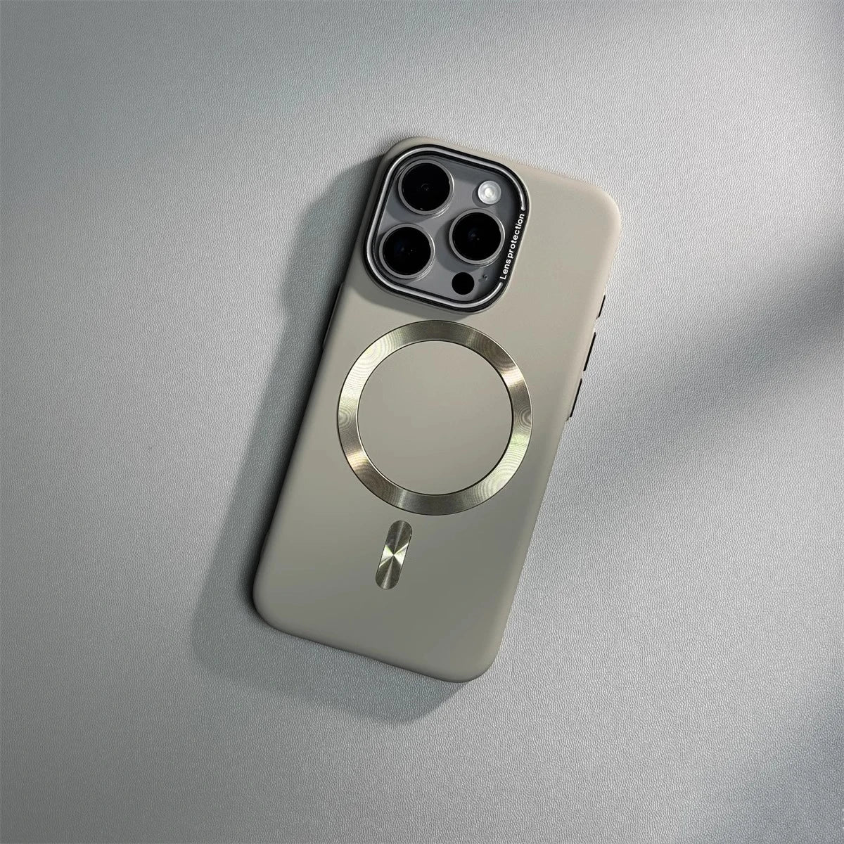 Luxury Solid Color Matte Magnetic Wireless Charge iPhone Case