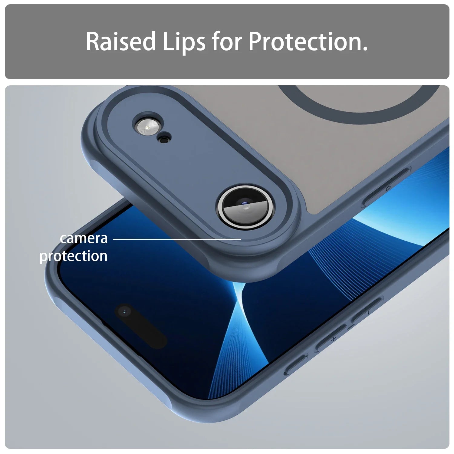Shockproof Matte Silicone MagSafe Compatible iPhone Case