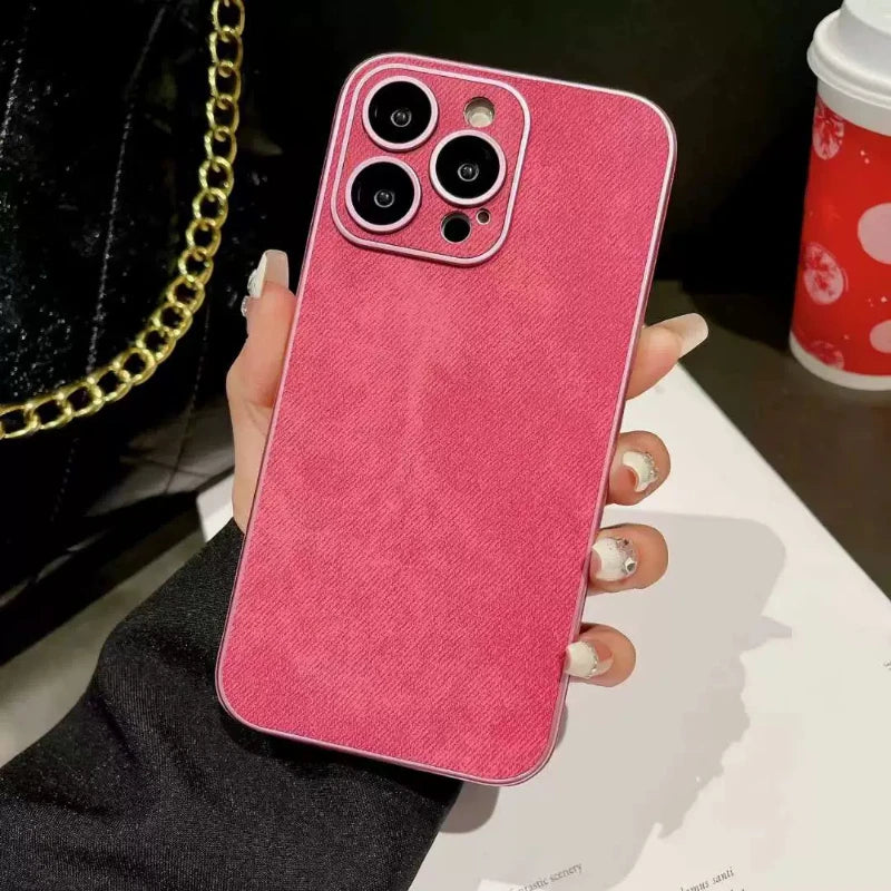 Matte Fabric iPhone Case