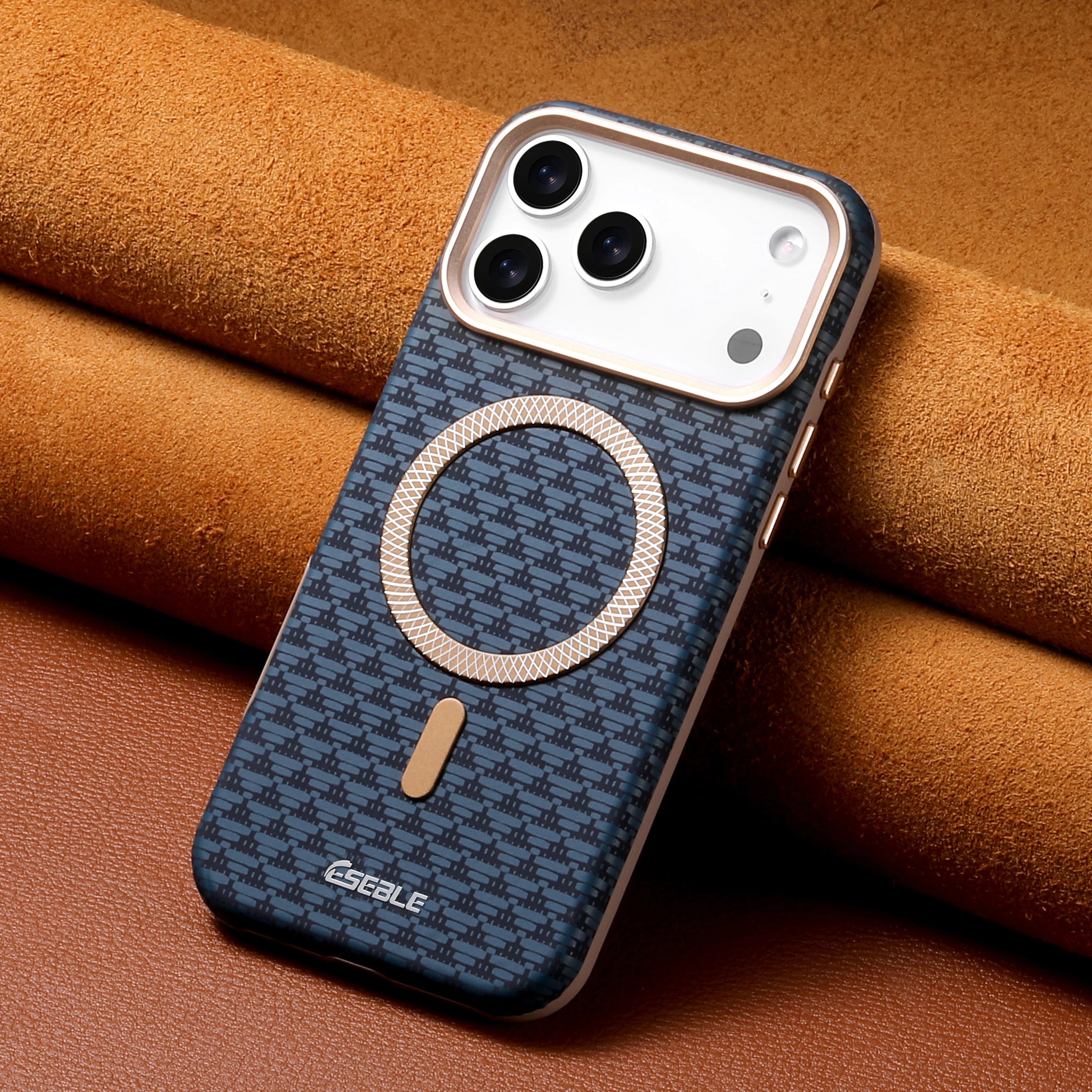Premium Bitmap Leather Magnetic iPhone Case