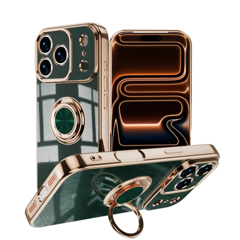 Plated iPhone Case with Ring