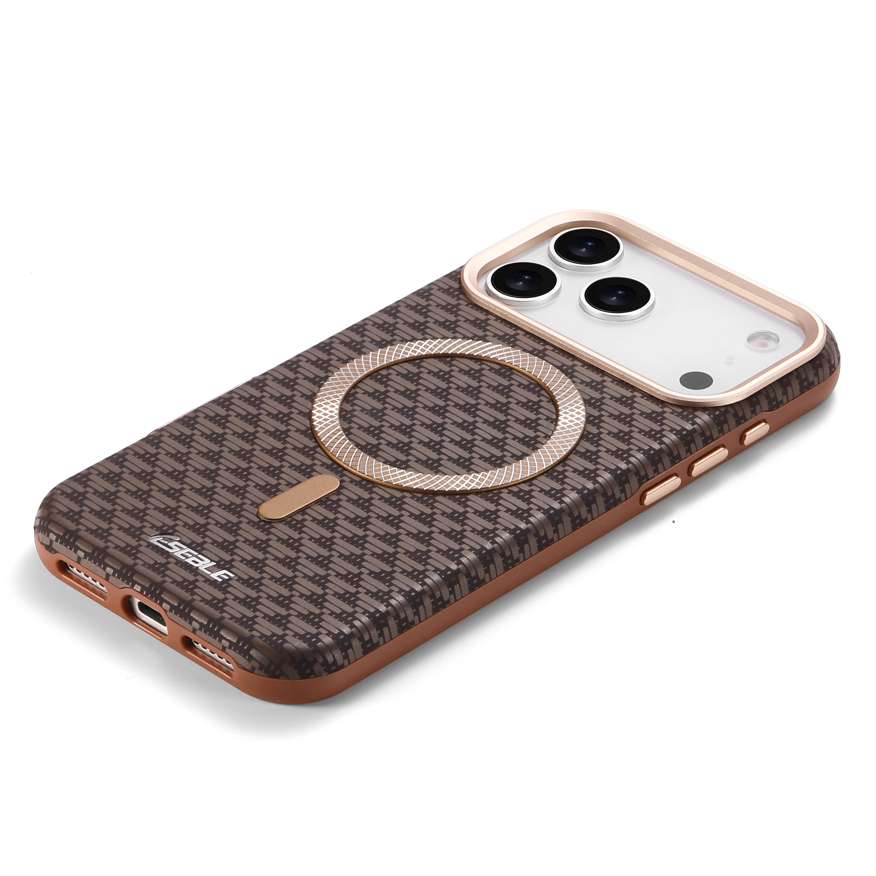 Premium Bitmap Leather Magnetic iPhone Case