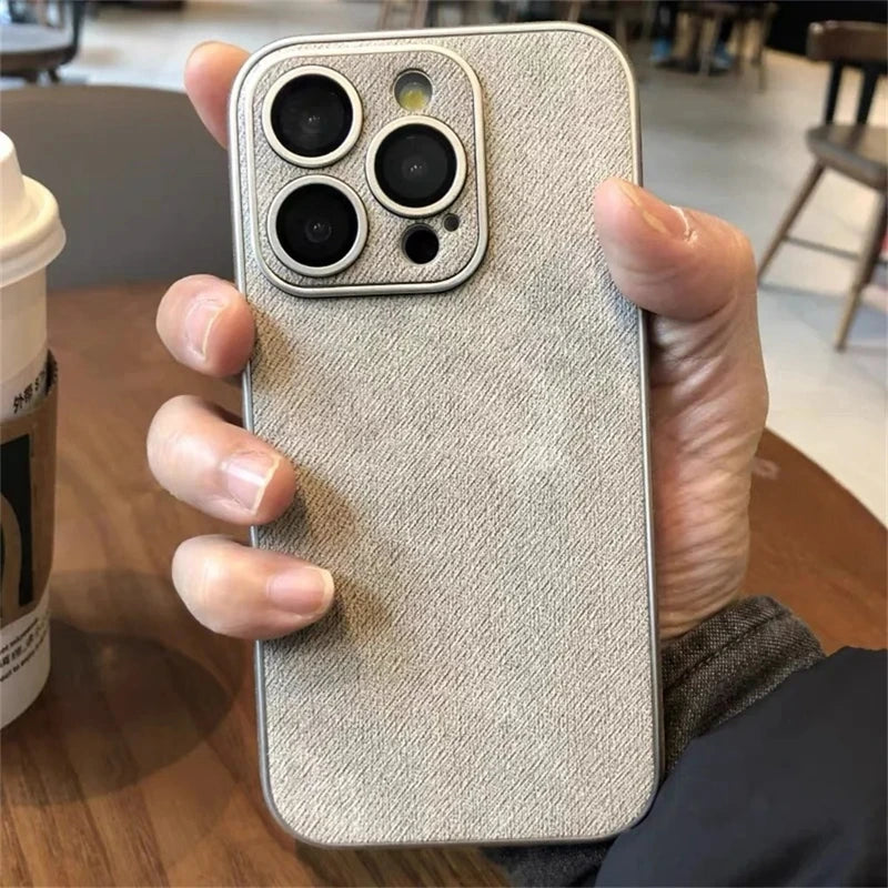 Matte Fabric iPhone Case