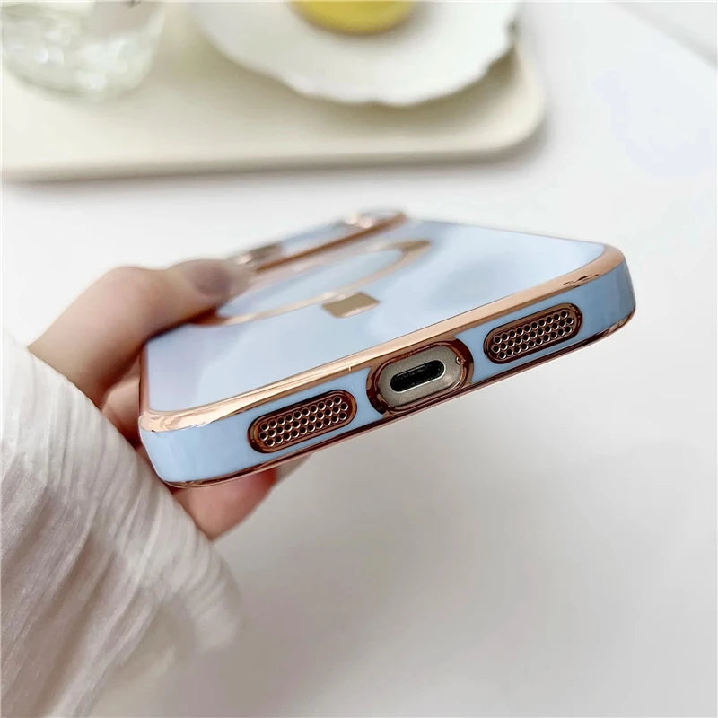 Plated Magsafe Compatible iPhone Case