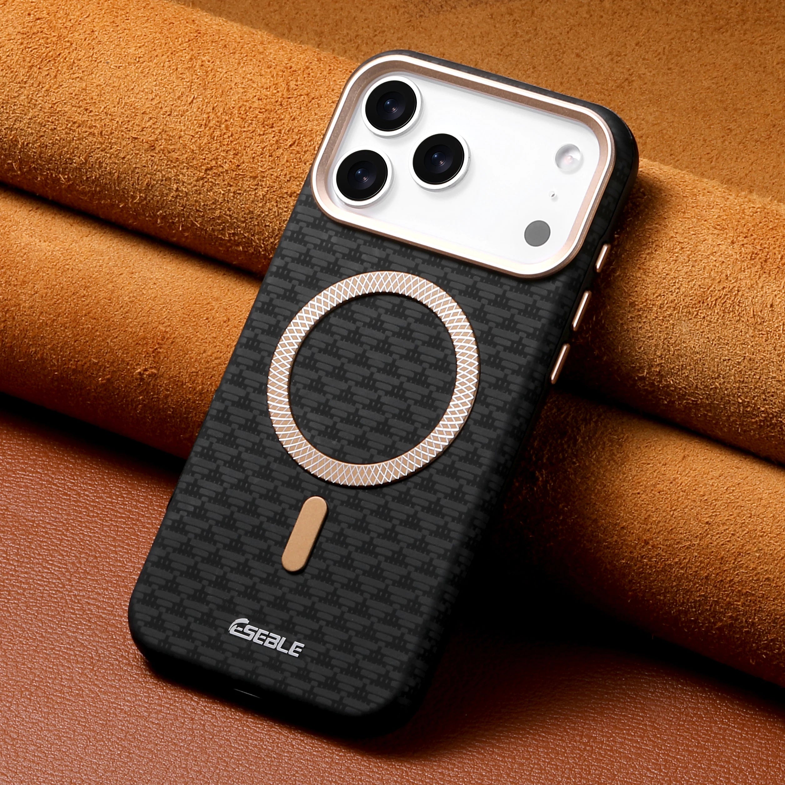 Premium Bitmap Leather Magnetic iPhone Case