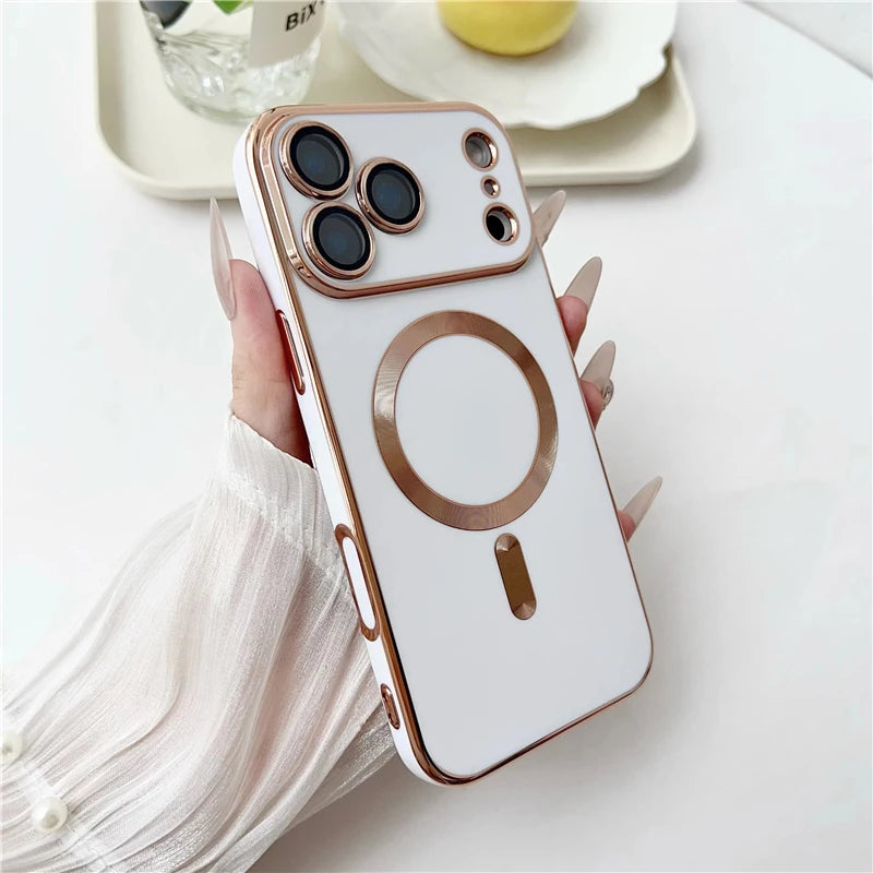 Plated Magsafe Compatible iPhone Case