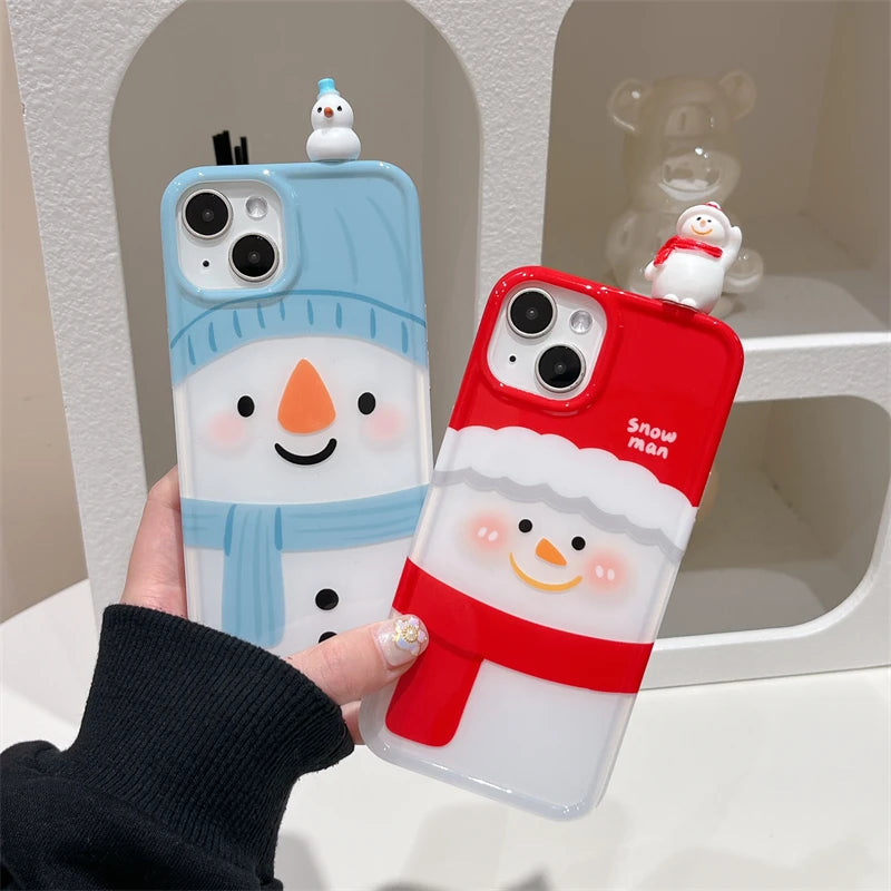Christmas Snowman iPhone Case