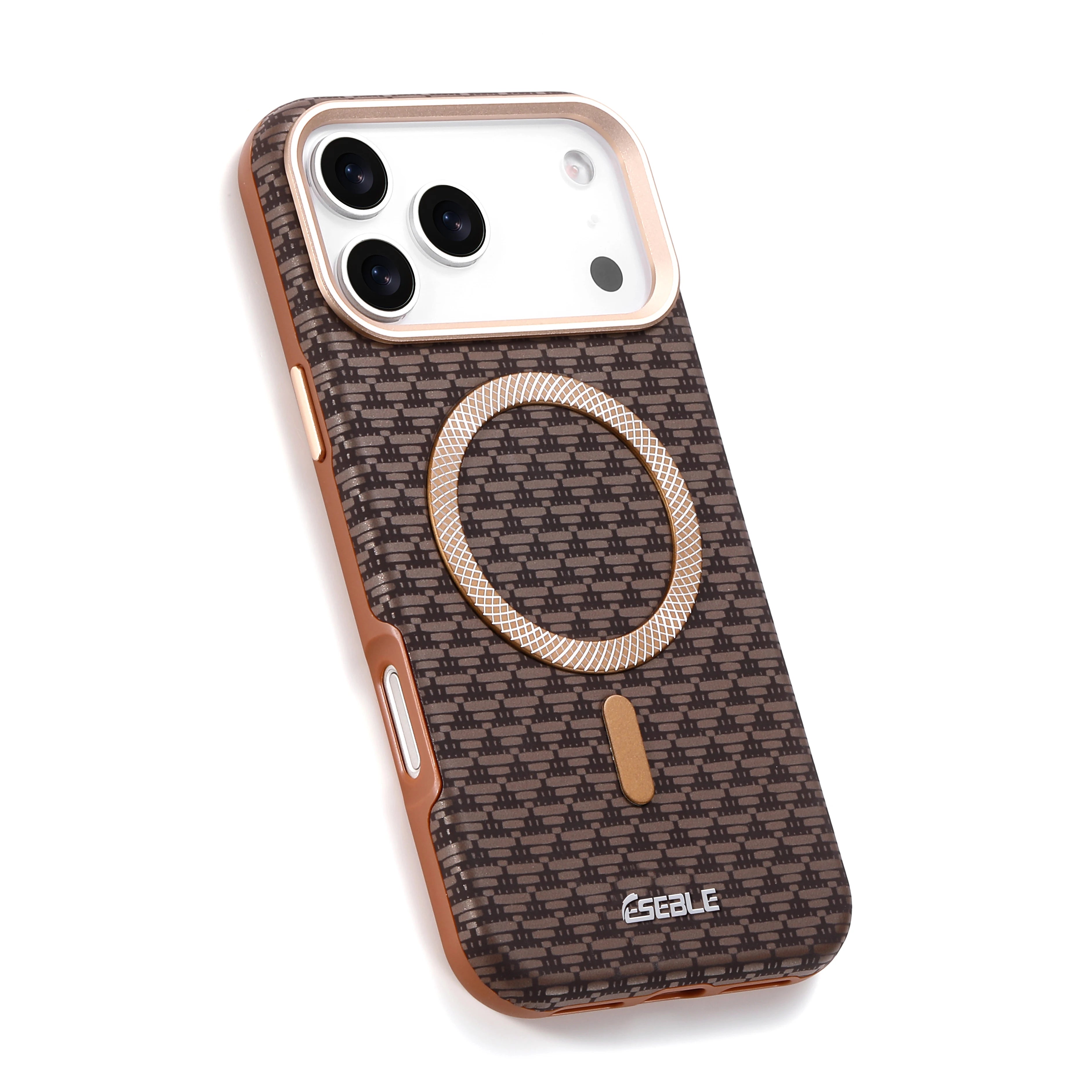 Premium Bitmap Leather Magnetic iPhone Case