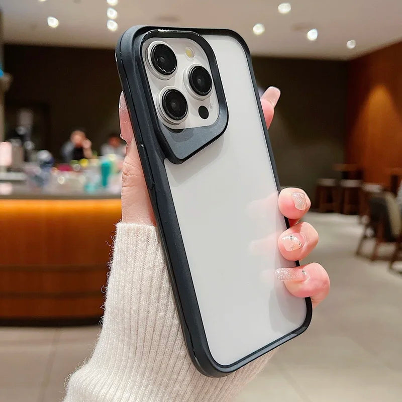 Stylish Camera Lens Clear iPhone Case