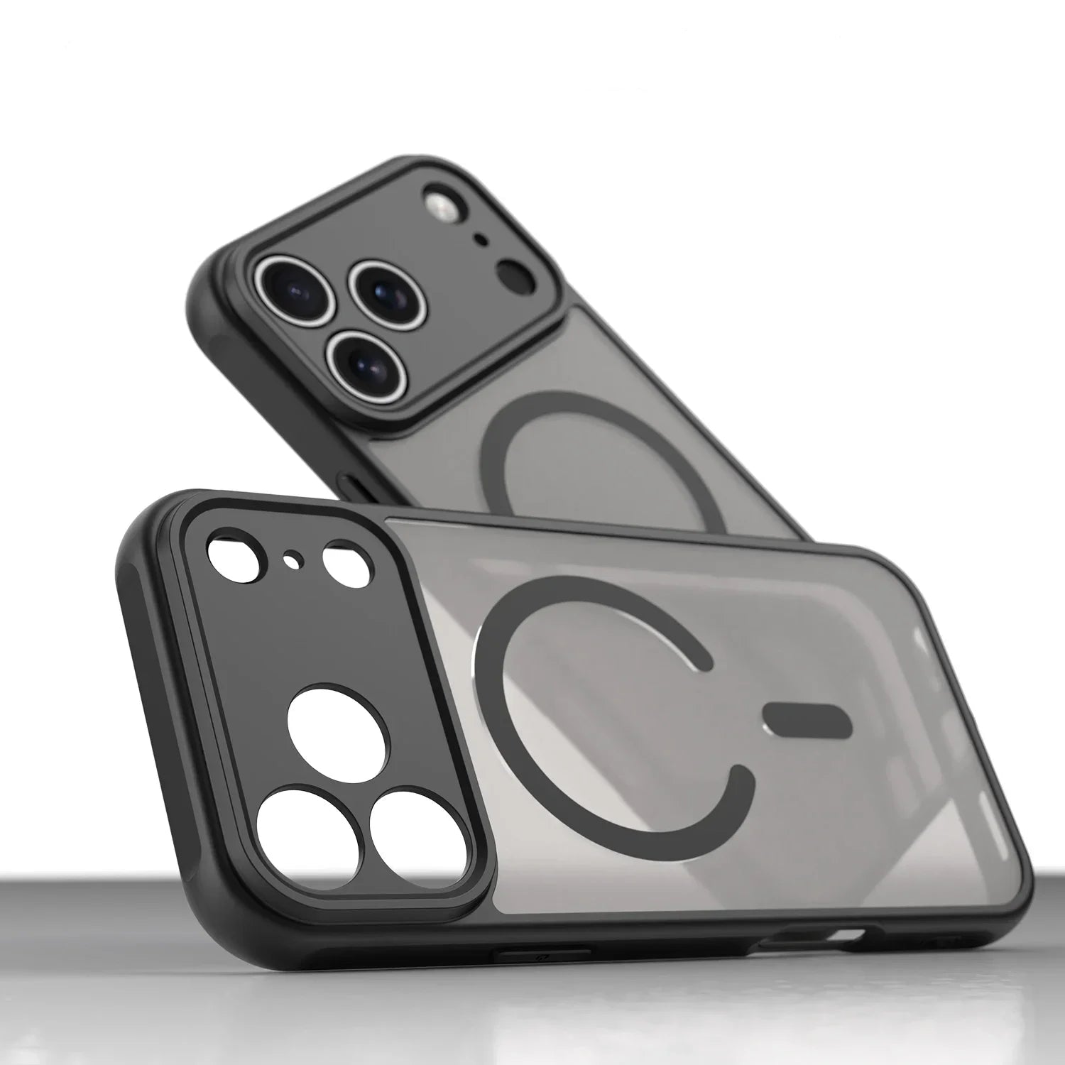 Shockproof Matte Silicone MagSafe Compatible iPhone Case
