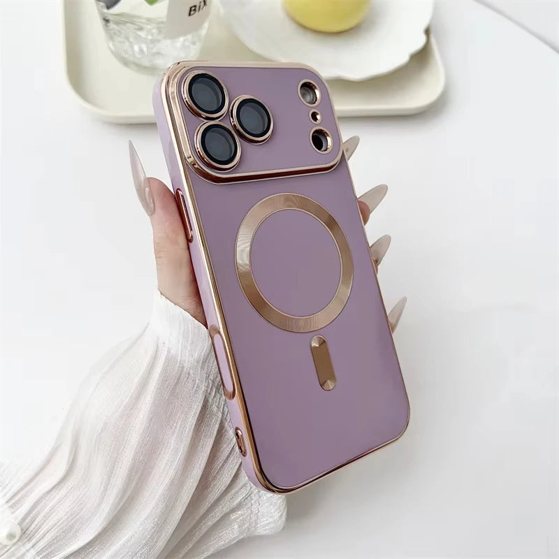 Plated Magsafe Compatible iPhone Case