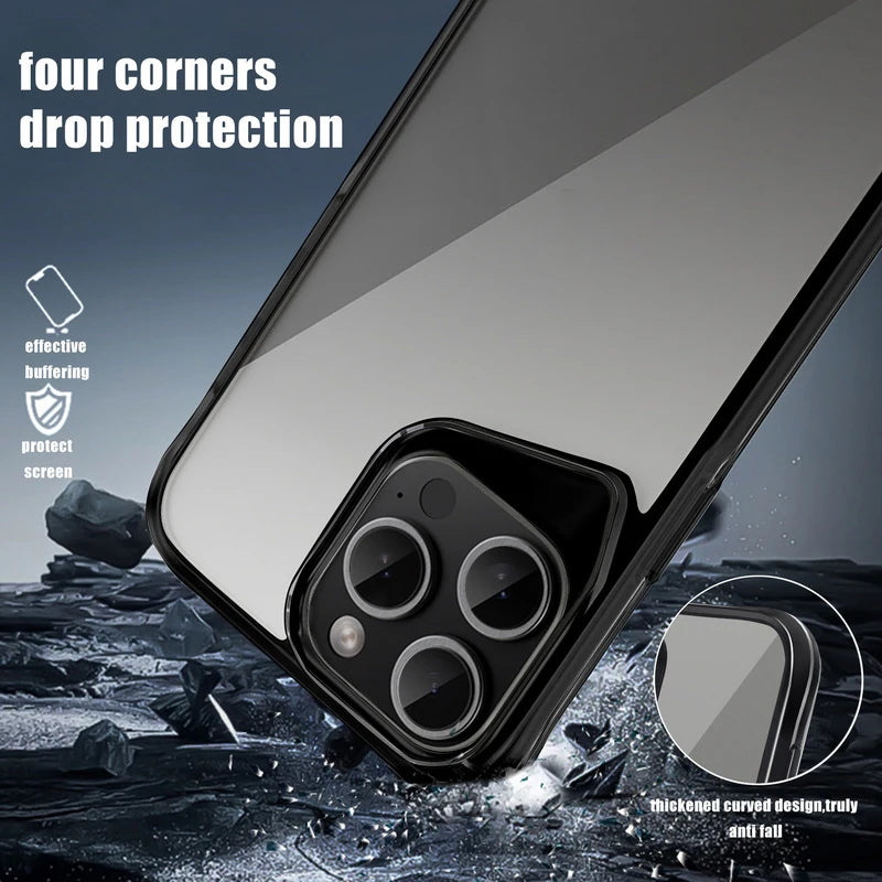 Stylish Camera Lens Clear iPhone Case