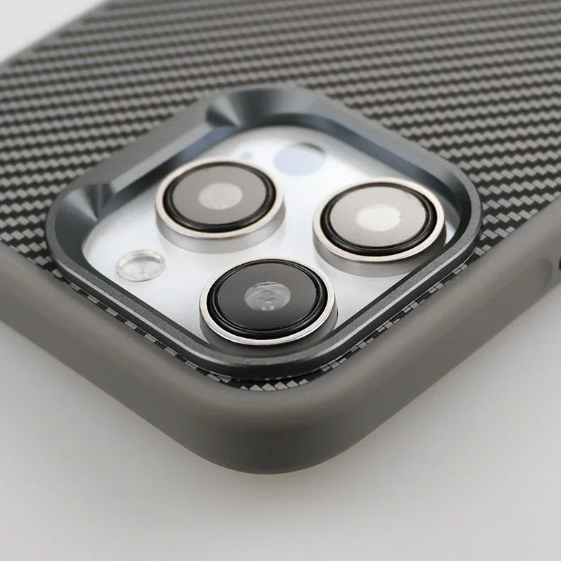 Luxury Carbon Fiber Texture Simple iPhone Case