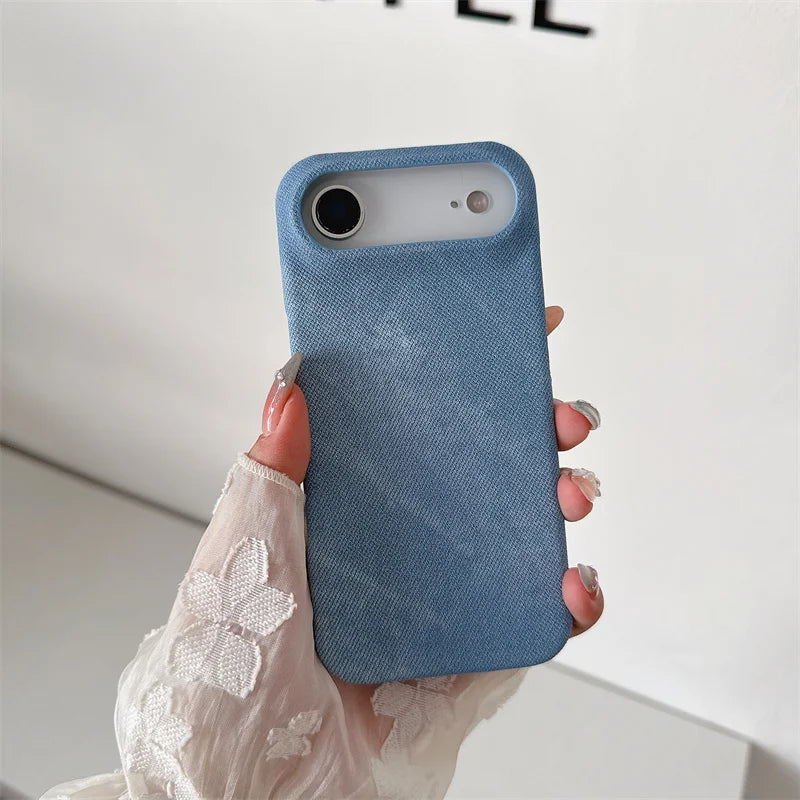Soft Denim Cloth iPhone Case