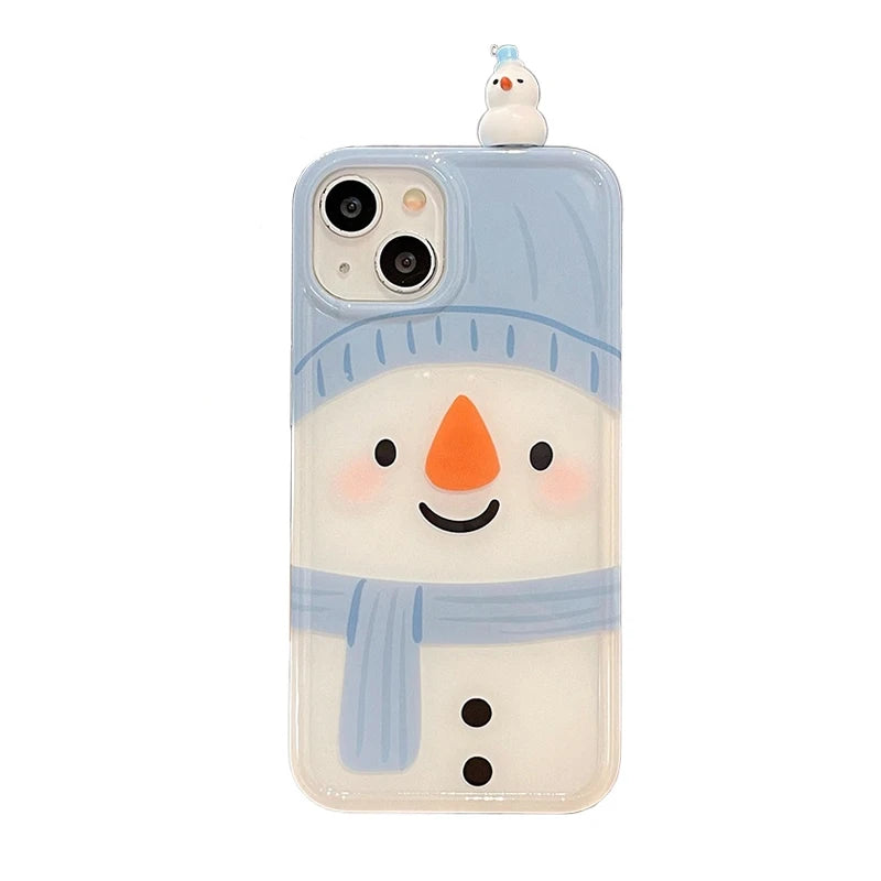 Christmas Snowman iPhone Case