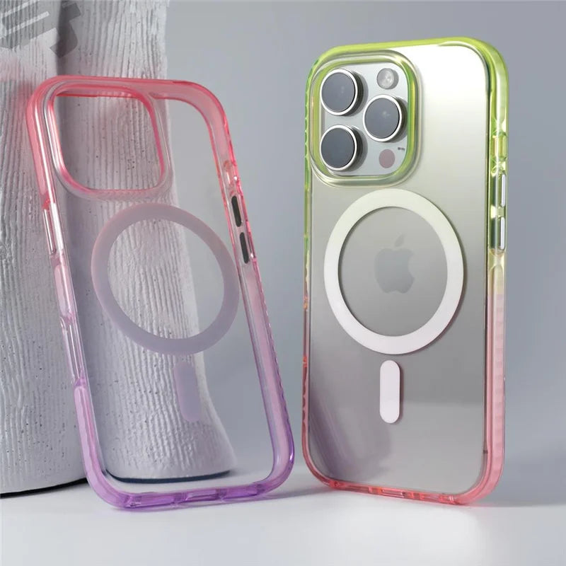 CornerCushion Gradient Clear iPhone Case