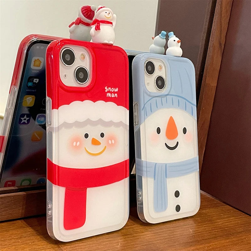 Christmas Snowman iPhone Case