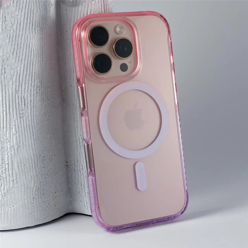 CornerCushion Gradient Clear iPhone Case