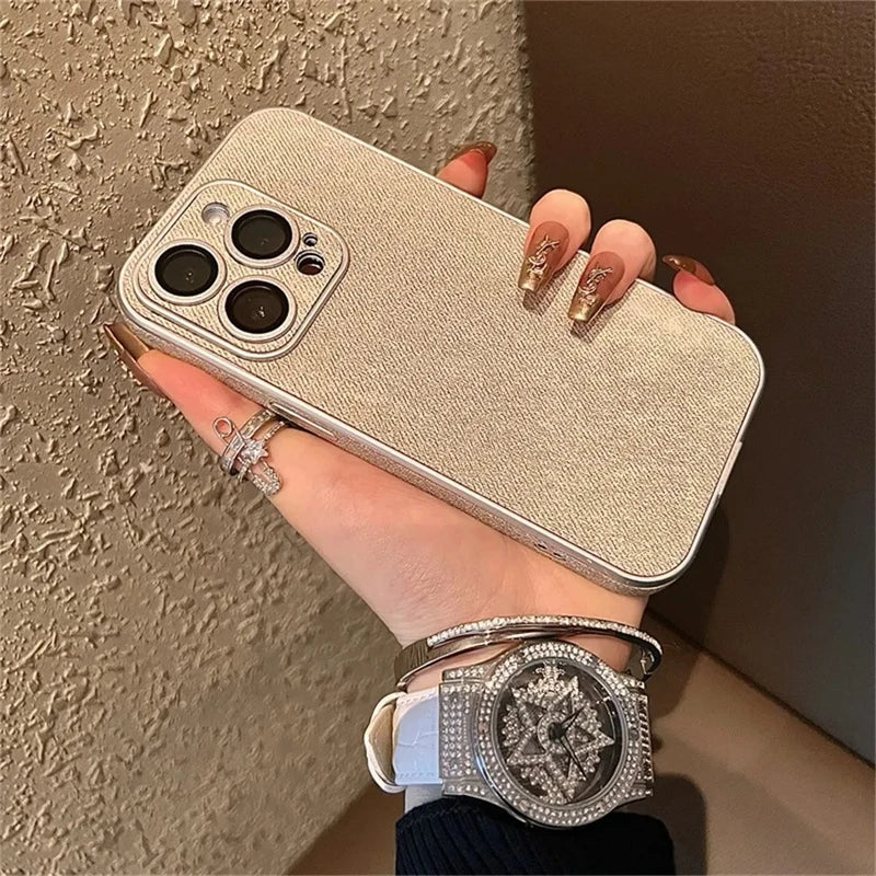 Matte Fabric iPhone Case