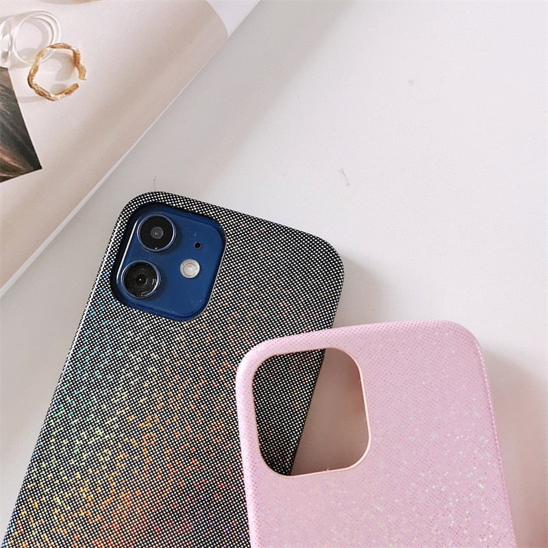 Shiny Rainbow Effect Coconut iPhone Case-Fonally-