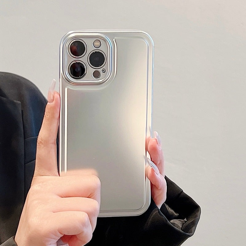 Soft Matte Elegant iPhone Case-Fonally-For iPhone 11-Silver-