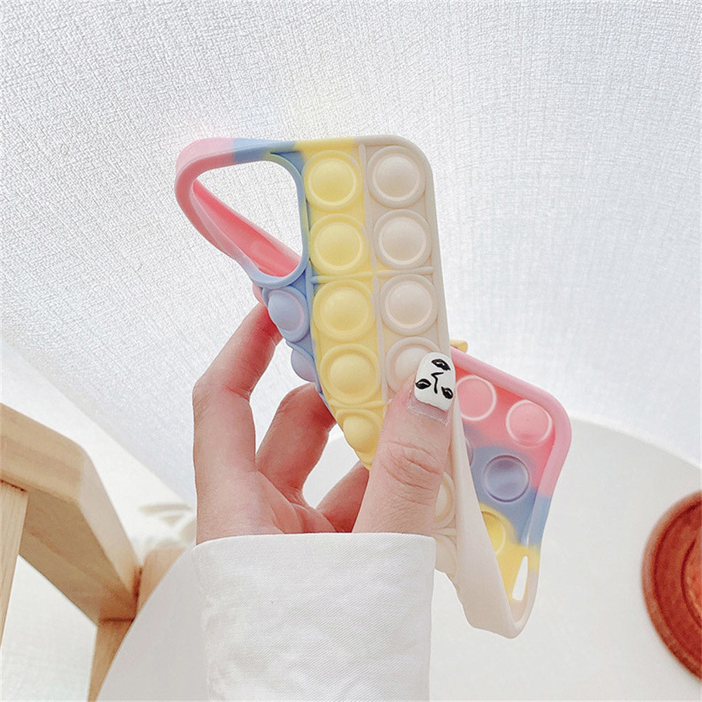 Stress Relief Soft Press Bubble iPhone Case-Fonally-