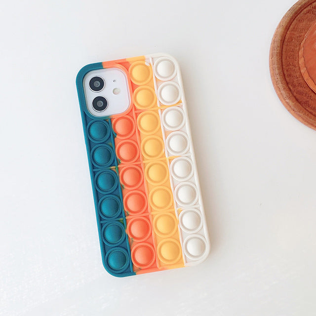 Stress Relief Soft Press Bubble iPhone Case-Fonally-For iPhone 13 Pro Max-A-