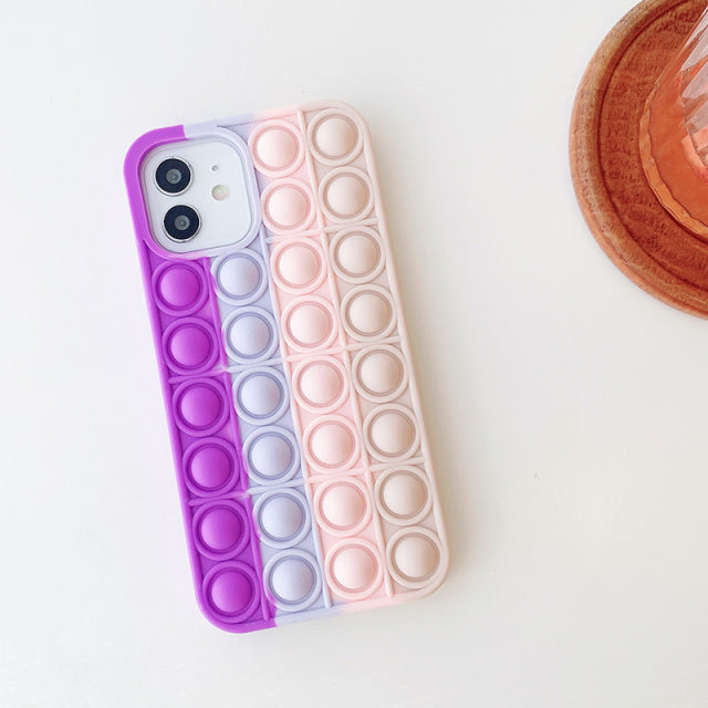 Stress Relief Soft Press Bubble iPhone Case-Fonally-For iPhone 13 Pro Max-F-