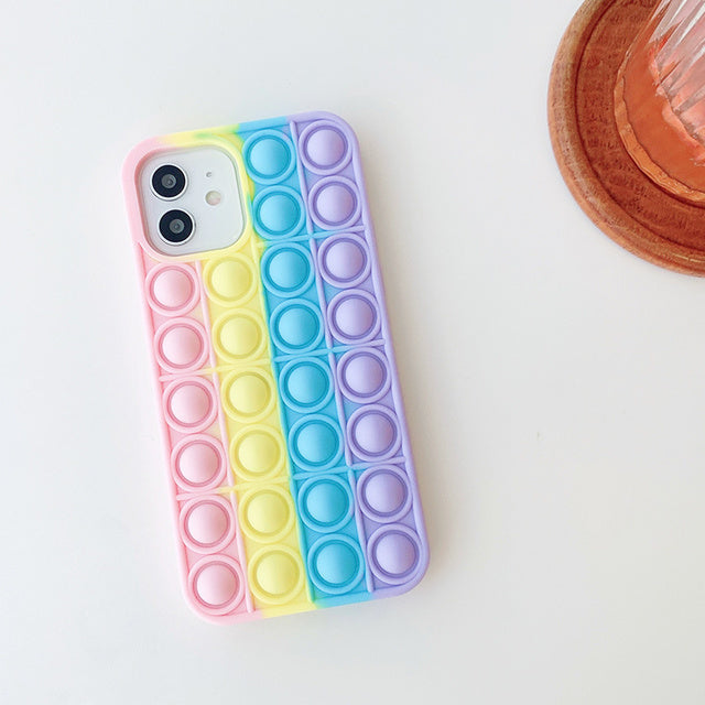 Stress Relief Soft Press Bubble iPhone Case-Fonally-For iPhone 13 Pro Max-G-